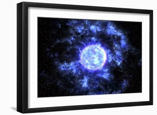 Gamma Ray Burst Formation-null-Framed Photographic Print
