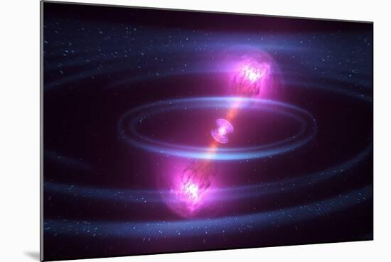 Gamma Ray Burst from Colliding Neutron Stars-null-Mounted Photographic Print