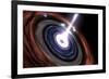 Gamma Rays in Active Galactic Nuclei-null-Framed Art Print