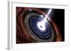 Gamma Rays in Active Galactic Nuclei-null-Framed Art Print