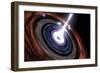 Gamma Rays in Active Galactic Nuclei-null-Framed Art Print