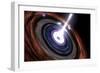 Gamma Rays in Active Galactic Nuclei-null-Framed Art Print