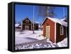 Gammelstad (Lulea Old City) UNESCO World Heritage Site, Lapland, Sweden, Scandinavia, Europe-Sergio Pitamitz-Framed Stretched Canvas