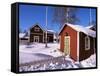 Gammelstad (Lulea Old City) UNESCO World Heritage Site, Lapland, Sweden, Scandinavia, Europe-Sergio Pitamitz-Framed Stretched Canvas