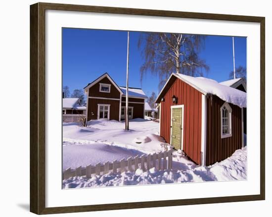Gammelstad (Lulea Old City) UNESCO World Heritage Site, Lapland, Sweden, Scandinavia, Europe-Sergio Pitamitz-Framed Photographic Print