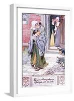 Gammer Gurney Who Was Disatissfied with Her Dole-Charles Edmund Brock-Framed Giclee Print