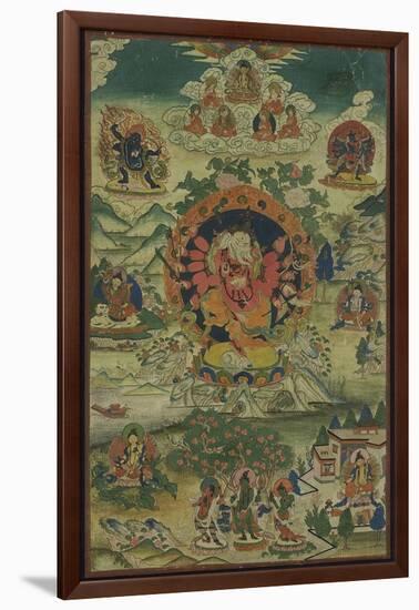 Ganapati sous son aspect Mahârakta-null-Framed Giclee Print