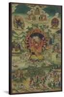 Ganapati sous son aspect Mahârakta-null-Stretched Canvas