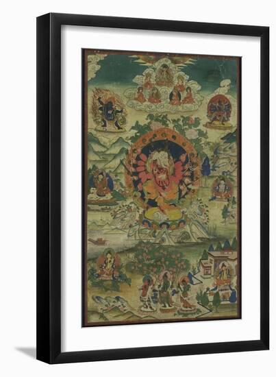 Ganapati sous son aspect Mahârakta-null-Framed Giclee Print