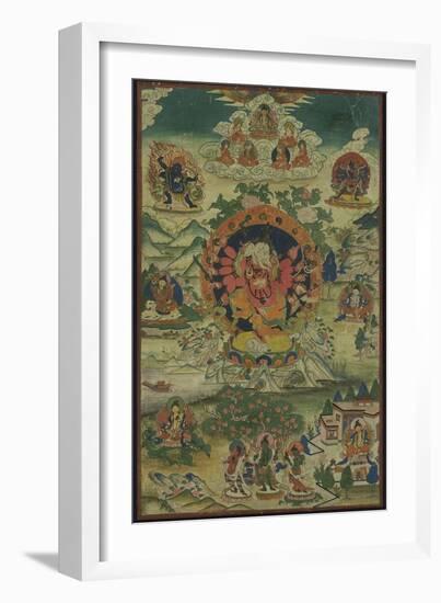 Ganapati sous son aspect Mahârakta-null-Framed Giclee Print
