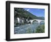 Ganda Bridge over the Adda River Near Morbegno, Valtellina, Lombardy, Italy, Europe-Vincenzo Lombardo-Framed Photographic Print