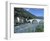 Ganda Bridge over the Adda River Near Morbegno, Valtellina, Lombardy, Italy, Europe-Vincenzo Lombardo-Framed Photographic Print