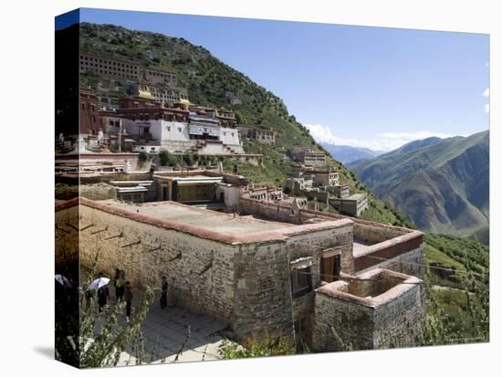 Ganden Monastery, Near Lhasa, Tibet, China-Ethel Davies-Stretched Canvas