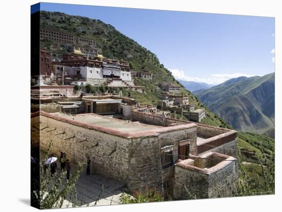 Ganden Monastery, Near Lhasa, Tibet, China-Ethel Davies-Stretched Canvas