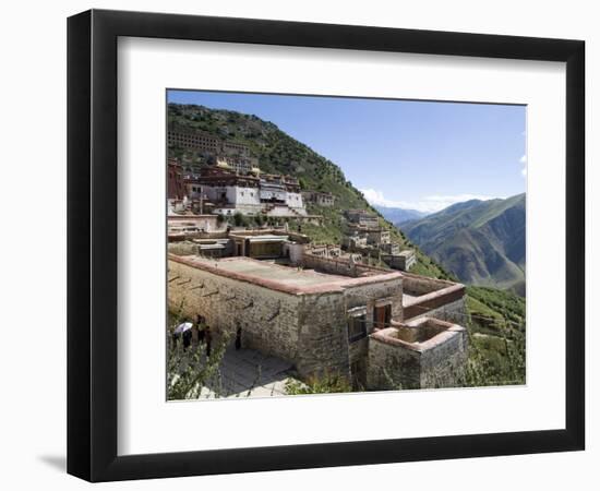 Ganden Monastery, Near Lhasa, Tibet, China-Ethel Davies-Framed Photographic Print