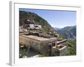 Ganden Monastery, Near Lhasa, Tibet, China-Ethel Davies-Framed Photographic Print