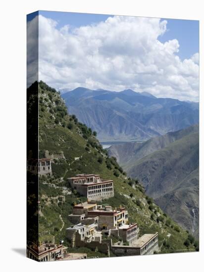 Ganden Monastery, Near Lhasa, Tibet, China-Ethel Davies-Stretched Canvas