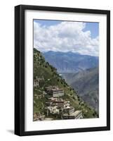 Ganden Monastery, Near Lhasa, Tibet, China-Ethel Davies-Framed Photographic Print