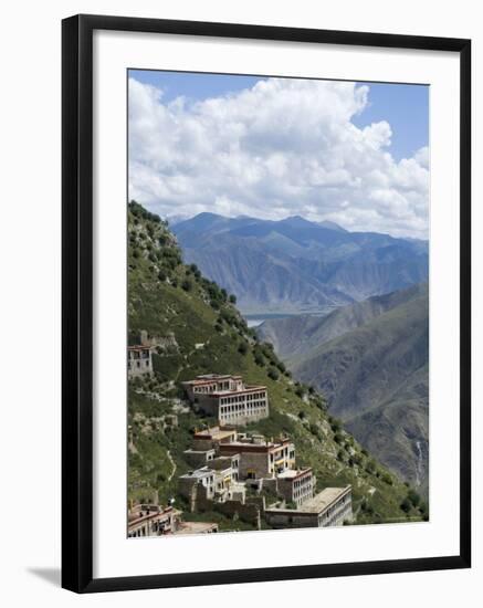 Ganden Monastery, Near Lhasa, Tibet, China-Ethel Davies-Framed Photographic Print