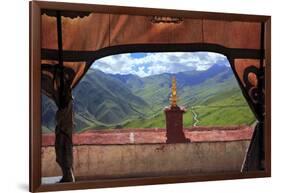 Ganden Monastery, Wangbur Mountain, Lhasa, Tibet, China-Ivan Vdovin-Framed Photographic Print