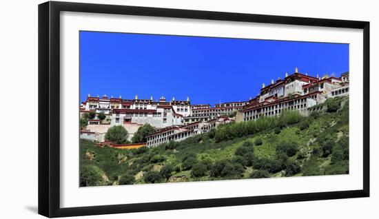 Ganden Monastery, Wangbur Mountain, Lhasa, Tibet, China-Ivan Vdovin-Framed Photographic Print