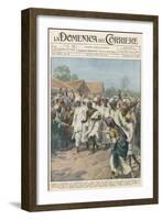 Gandhi Calls on Indian Nationalists to Practise Civil Disobedience-Achille Beltrame-Framed Photographic Print