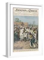 Gandhi Calls on Indian Nationalists to Practise Civil Disobedience-Achille Beltrame-Framed Photographic Print