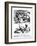 Gandhi Fasting in Support of Untouchables, 1932-Leonard Raven-hill-Framed Giclee Print