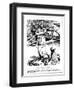 Gandhi Fasting in Support of Untouchables, 1932-Leonard Raven-hill-Framed Giclee Print