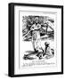 Gandhi Fasting in Support of Untouchables, 1932-Leonard Raven-hill-Framed Giclee Print