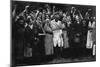 Gandhi in England 1931-null-Mounted Art Print