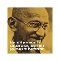 Gandhi: Live and Learn-null-Lamina Framed Art Print