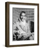 Gandhi Photographed in Johannesburg, Following His Release from Prison, 1908-null-Framed Giclee Print