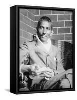 Gandhi Photographed in Johannesburg, Following His Release from Prison, 1908-null-Framed Stretched Canvas