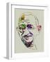 Gandhi Watercolor-Anna Malkin-Framed Art Print