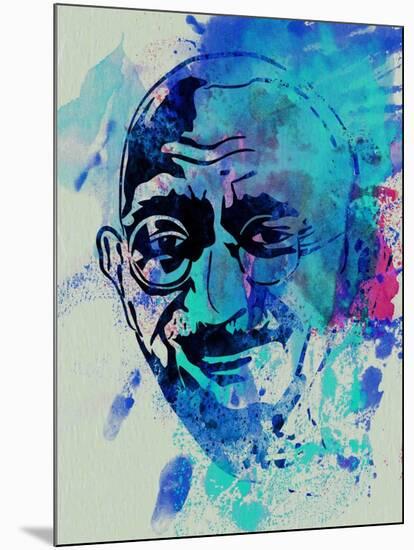 Gandhi Watercolor-Anna Malkin-Mounted Art Print