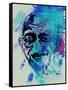 Gandhi Watercolor-Anna Malkin-Framed Stretched Canvas