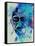 Gandhi Watercolor-Anna Malkin-Framed Stretched Canvas