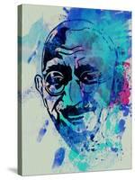 Gandhi Watercolor-Anna Malkin-Stretched Canvas