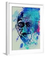 Gandhi Watercolor-Anna Malkin-Framed Art Print