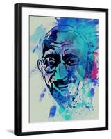 Gandhi Watercolor-Anna Malkin-Framed Art Print