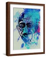 Gandhi Watercolor-Anna Malkin-Framed Art Print