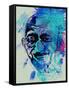 Gandhi Watercolor-Anna Malkin-Framed Stretched Canvas