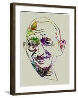 Gandhi Watercolor-Anna Malkin-Framed Art Print