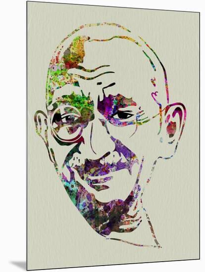 Gandhi Watercolor-Anna Malkin-Mounted Art Print