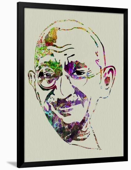 Gandhi Watercolor-Anna Malkin-Framed Art Print