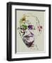 Gandhi Watercolor-Anna Malkin-Framed Art Print