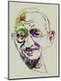 Gandhi Watercolor-Anna Malkin-Mounted Art Print