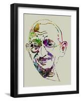 Gandhi Watercolor-Anna Malkin-Framed Art Print