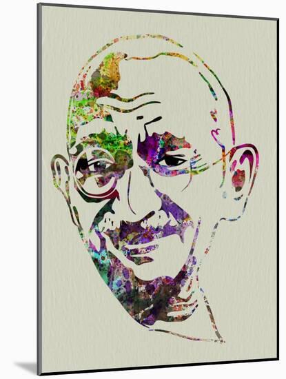 Gandhi Watercolor-Anna Malkin-Mounted Art Print